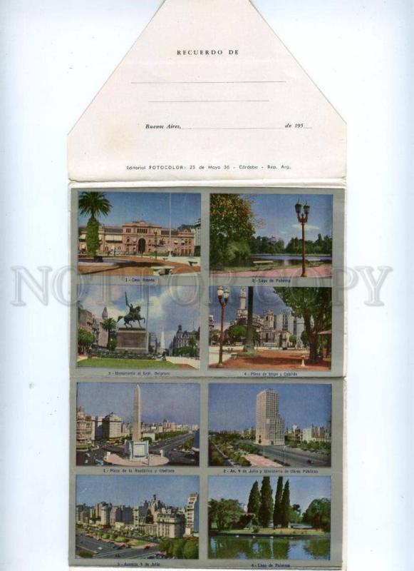 168095 Argentina BUENOS AIRES ADVERTISING Booklet w/ 10 Photo