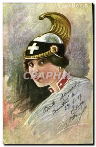 Old Postcard Fantasy Illustrator Cavalleria