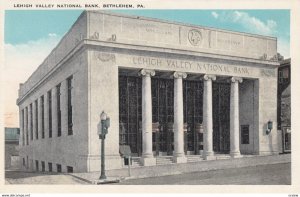 BETHLEHEM , Pennsylvania , 1910s ; Lehigh Valley National Bank #2