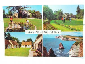 Farringford Hotel Freshwater Isle of Wight Vintage MV Postcard 1970s/1980s