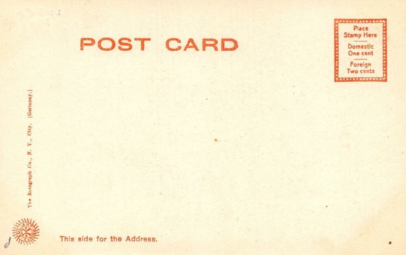 LPD95 Japan Old Flower Man  Postcard