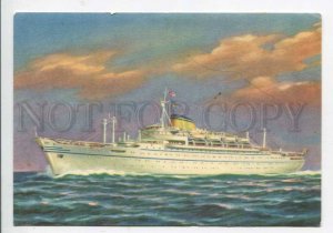 401881 ITALY Lloyd Triestino ship ASIA Old postcard