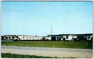 WEST BURLINGTON, Iowa IA ~Roadside LIN-MAR MOTEL 1957 Des Moines County Postcard