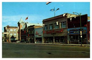 Postcard SHOPS SCENE Cranbrook British Columbia BC AR4475