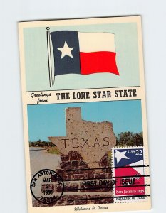 Postcard Greetings from The Lone Star State Welcome to Texas USA