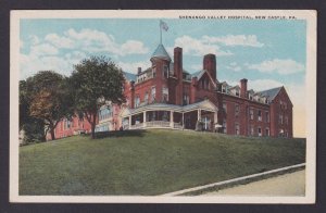 Postcard, United States, New Castle PA, Shenango Valley Hospital