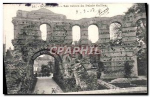 Old Postcard Ruins of Bordeaux Palais Gallien