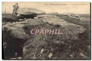 Old Postcard Dolmen Menhir Carnac Plouharnel dolmen Rondosec