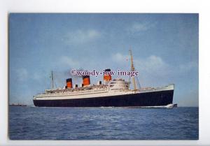 LN1087 - Cunard Liner - Queen Mary , built 1936 - postcard