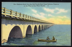 Florida KEY WEST New Highway over the old Florida East Coast Railway Viaducts