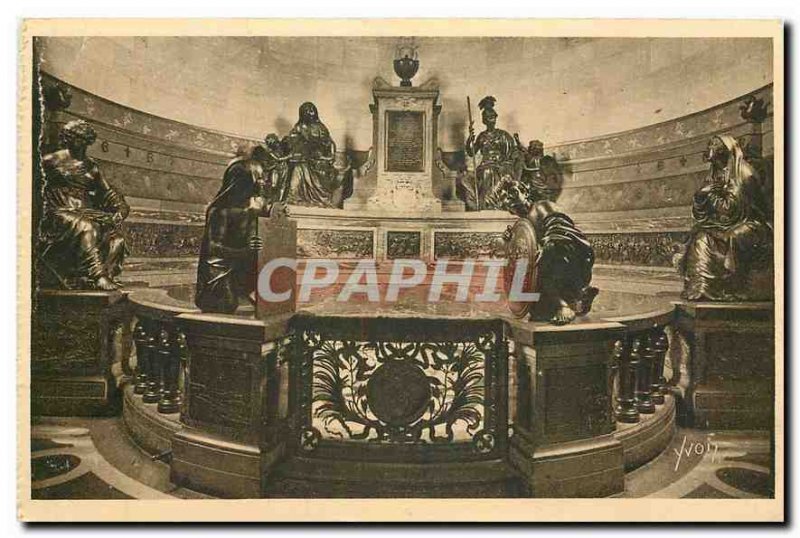 Old Postcard Chateau de Chantilly Mausoleum of Henry II Prince of Conde