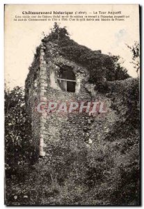 Old Postcard Chateaurenard Tower Anquetil