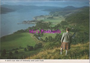 Scotland Postcard - Inveraray and Loch Fyne, A Bird's Eye View RR21013