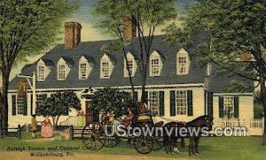 Raleigh Tavern And Colonial Coach  - Williamsburg, Virginia VA  