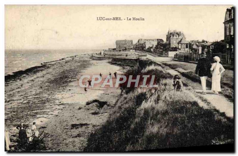 Old Postcard Luke sea mill