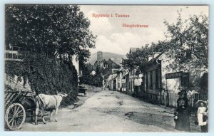 EPPSTEIN i. TAUNUS, Germany ~ Street Scene HAUPTSTRASSE c1910s Postcard