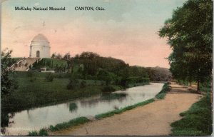 Vintage 1915 McKinley National Memorial Canton Ohio OH Antique Postcard