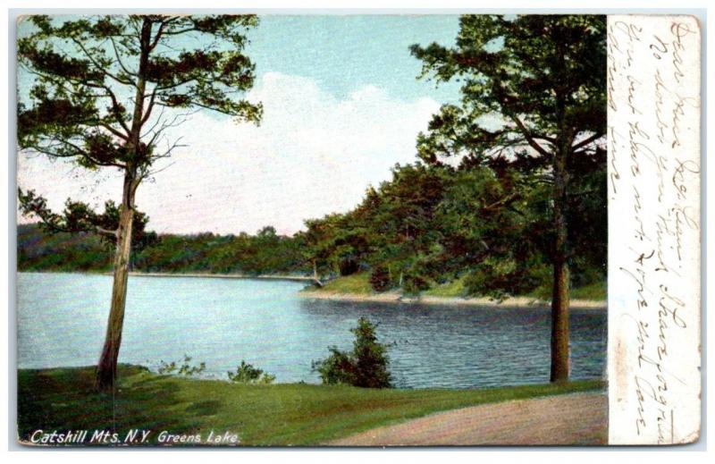 1907 Green Lake, Catskill Mountains, NY Postcard