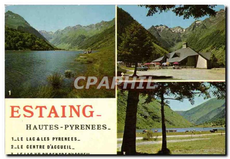 Postcard Modern Art Collection Pyreneen The Pyrenees Lac d'Estaing Lake and t...
