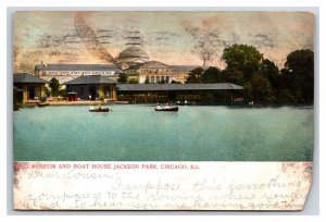 Museum and Boat House Jackson Park Chicago Illinois IL 1907 DB Postcard P25