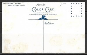 Florida, Silver Springs - Seminole Indians - [FL-322]