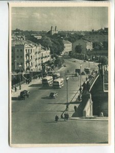 463439 USSR Lithuania Vilnius Chernyakhovsky bridge Old postcard