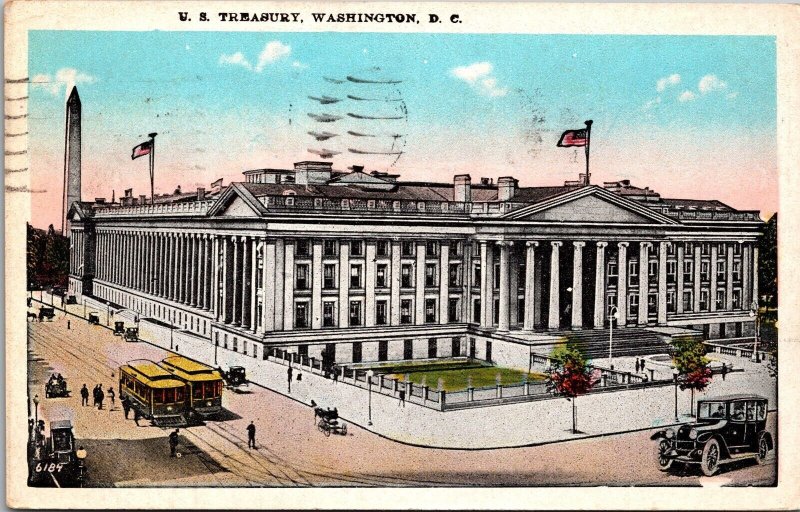 U.S. Treasury Washington D.C. Postcard PC89