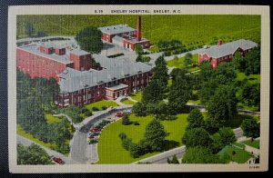 Vintage Postcard 1930-1945 Shelby Hospital, Shelby, North Carolina (NC)