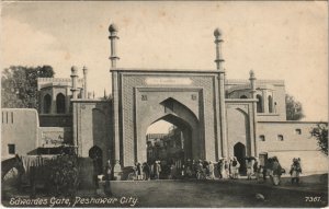 PC PAKISTAN, PESHAWAR, EDWARD GATE, Vintage Postcard (b43276)
