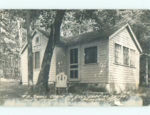 1940's rppc CAMP CABINS Brainerd Minnesota MN i7918