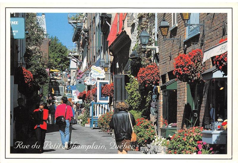 B53639 Quebec La Rue Petit Champlain  canada