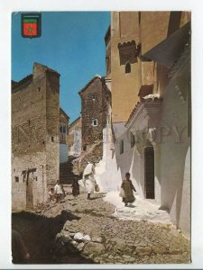 464440 Morocco Chaouen Andalusian street real post to Germany Old postcard