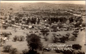 Mint USA US Invasion Mexico Infantry Camp Nogales Arizona RPPC Postcard