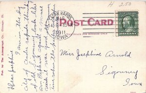 c.'11, Pavilion, Bever Park, Cedar Rapids, Iowa, Old Post Card