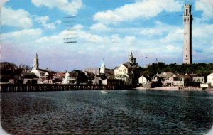 Massachusetts Cape Cod Provincetown Waterfront View 1953