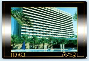 BAGHDAD, IRAQ ~ Swimming Pool RASHID HOTEL 4x6  Postcard
