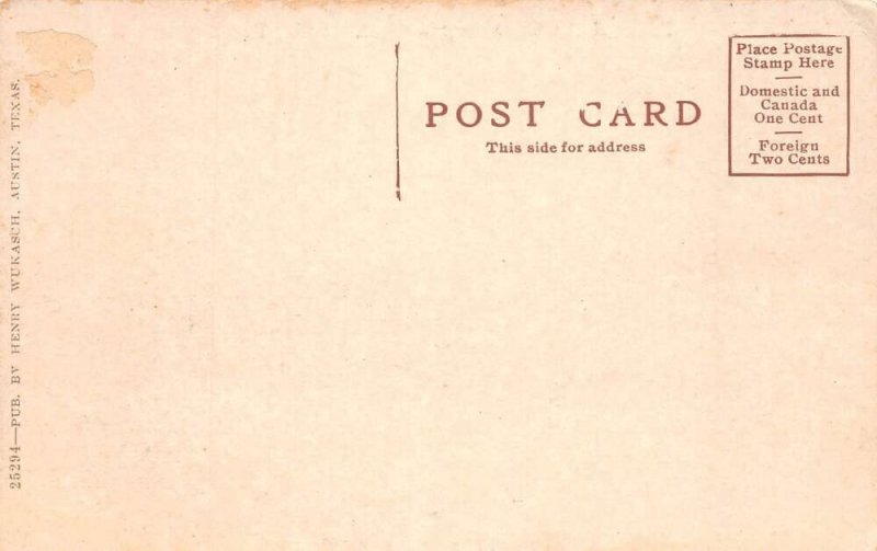 Austin Texas Great Granite Dam Ruins Scenic View Postcard AA81642