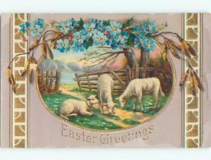 Divided-Back EASTER SCENE Great Postcard AA1296