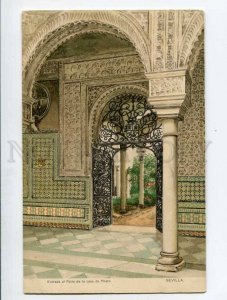 3056091 SPAIN Sevilla Entrada Vintage lithograph PC