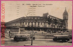 ak2039 - France - VINTAGE POSTCARD - Paris - 1928    GARE CHEMINS DE FER