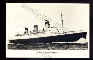 LS2726 - Cunard Liner - Queen Mary - built 1936 - postcard