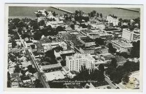 Bradenton FL 1948 Aerial View RPPC Real Photo Postcard