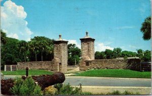 Florida St Augustine The Old City Gate 1975
