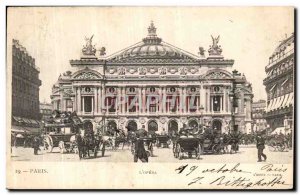 Old Postcard The Paris Opera