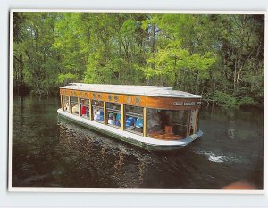 Postcard Glass Bottom Boat, Silver Springs, Florida