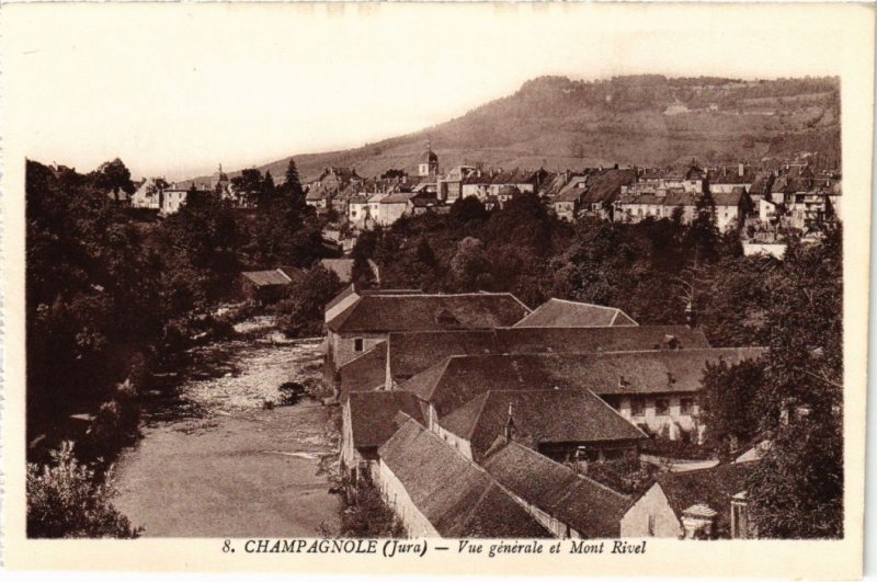 CPA Champagnole- vue generale et Mont Rivel FRANCE (1043331)