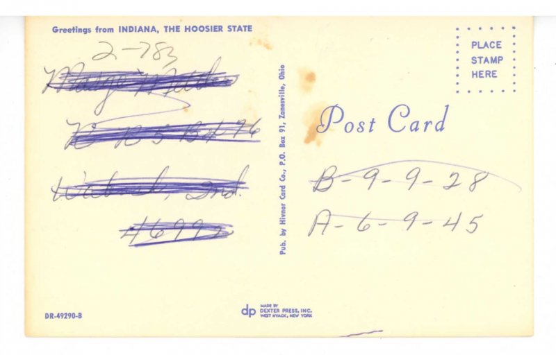 Large Letter - INDIANA