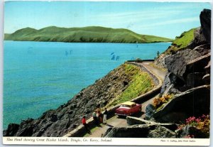 Postcard - Slea Head showing Great Blasket Islands - Dingle, Ireland