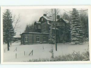 Old rppc BUILDING SCENE Architecture Postcard AB1009