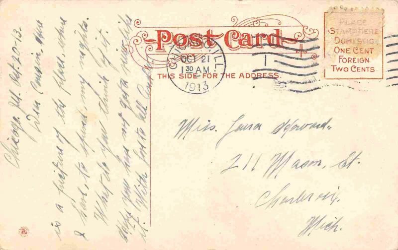 Sears Roebuck Co Plant Chicago Illinois 1913 postcard